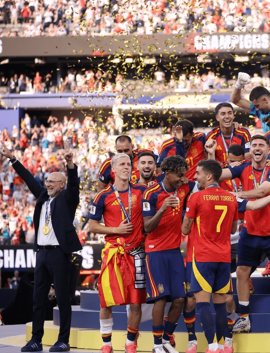 El cielo de Nueva Jersey se tiñe de rojo: España conquista el mundo en el último suspiro