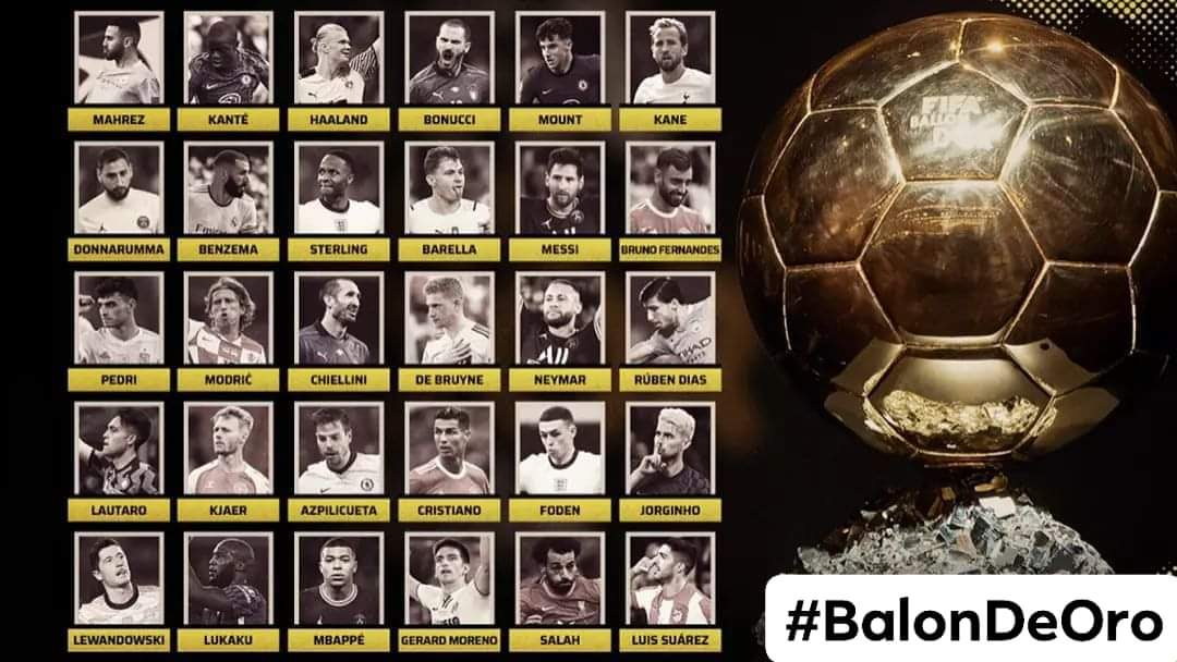 Estos Son Los 30 Futbolistas Nominados Al Balón De Oro 2021 | Colombia ...