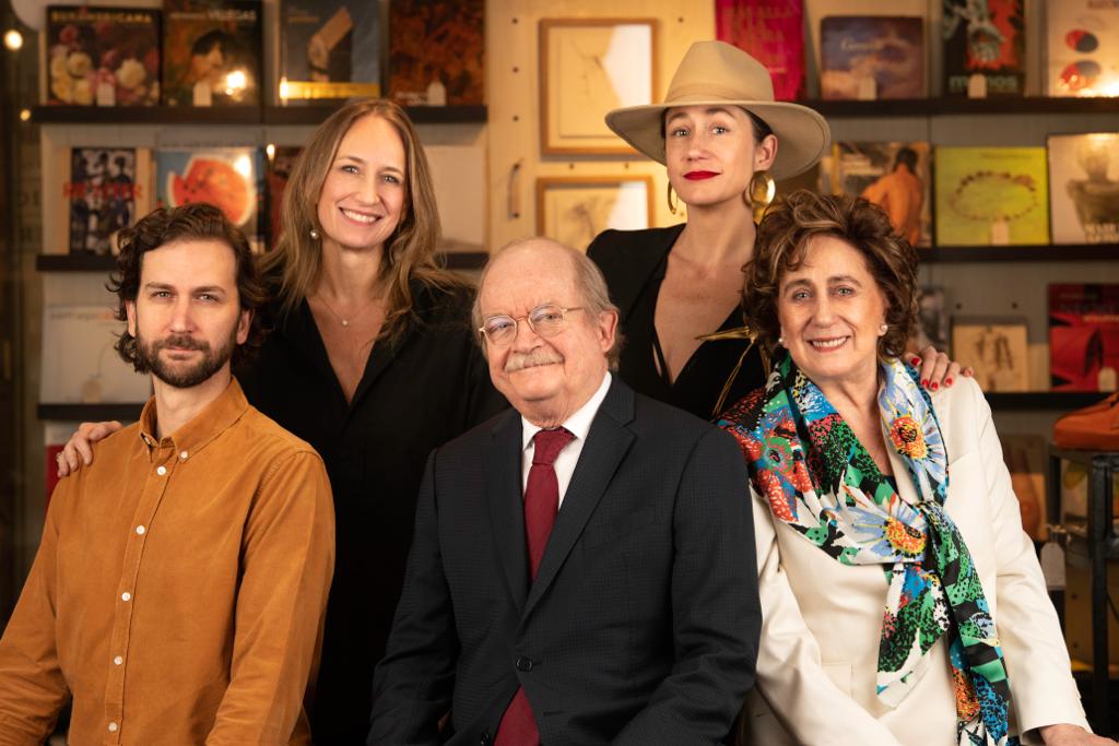 Familia Villegas (de izquierda a derecha). Camilo Villegas, María Villegas, Benjamín Villgas, Laura Villegas y Clara Lucía de Villegas.