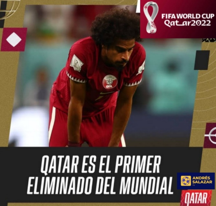 Qatar es el primer eliminado del Mundial 2022