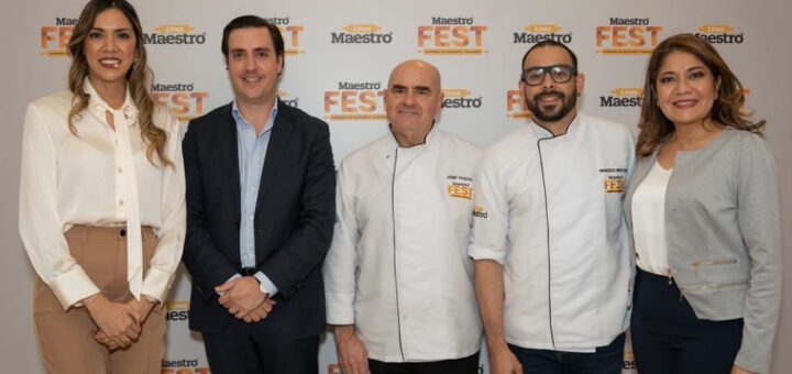 Tatiana Mondoñedo, jefa de la marca Maestro Fest; Felipe González, gerente de La Fabril; Josep Pascual , chef panadero; Francisco Broccolo, chef pastelero; y Sonia Vélez, máster en Contabilidad y Finanzas