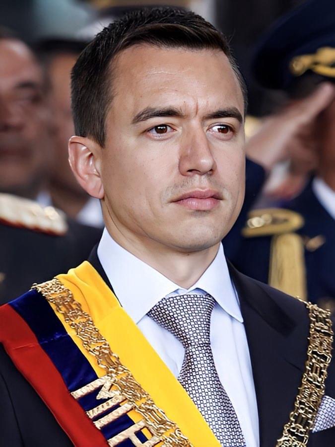 Presidente de Ecuador Daniel Noboa.