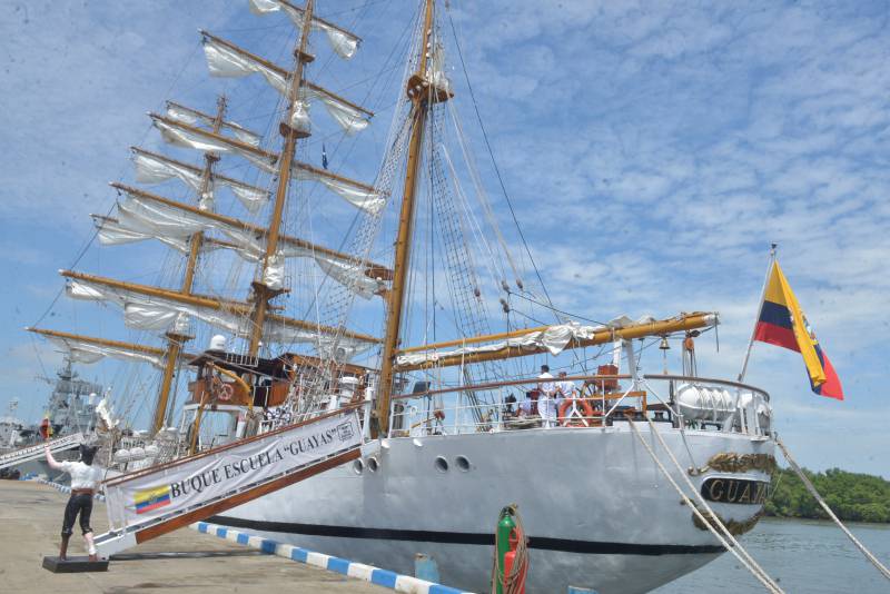 El Buque Escuela Guayas zarpará a un nuevo crucero internacional