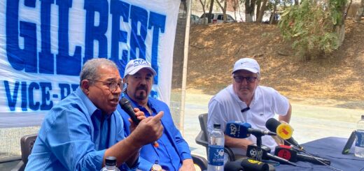 Carlos Torres, Pepe Auad y Roberto Gilbert.