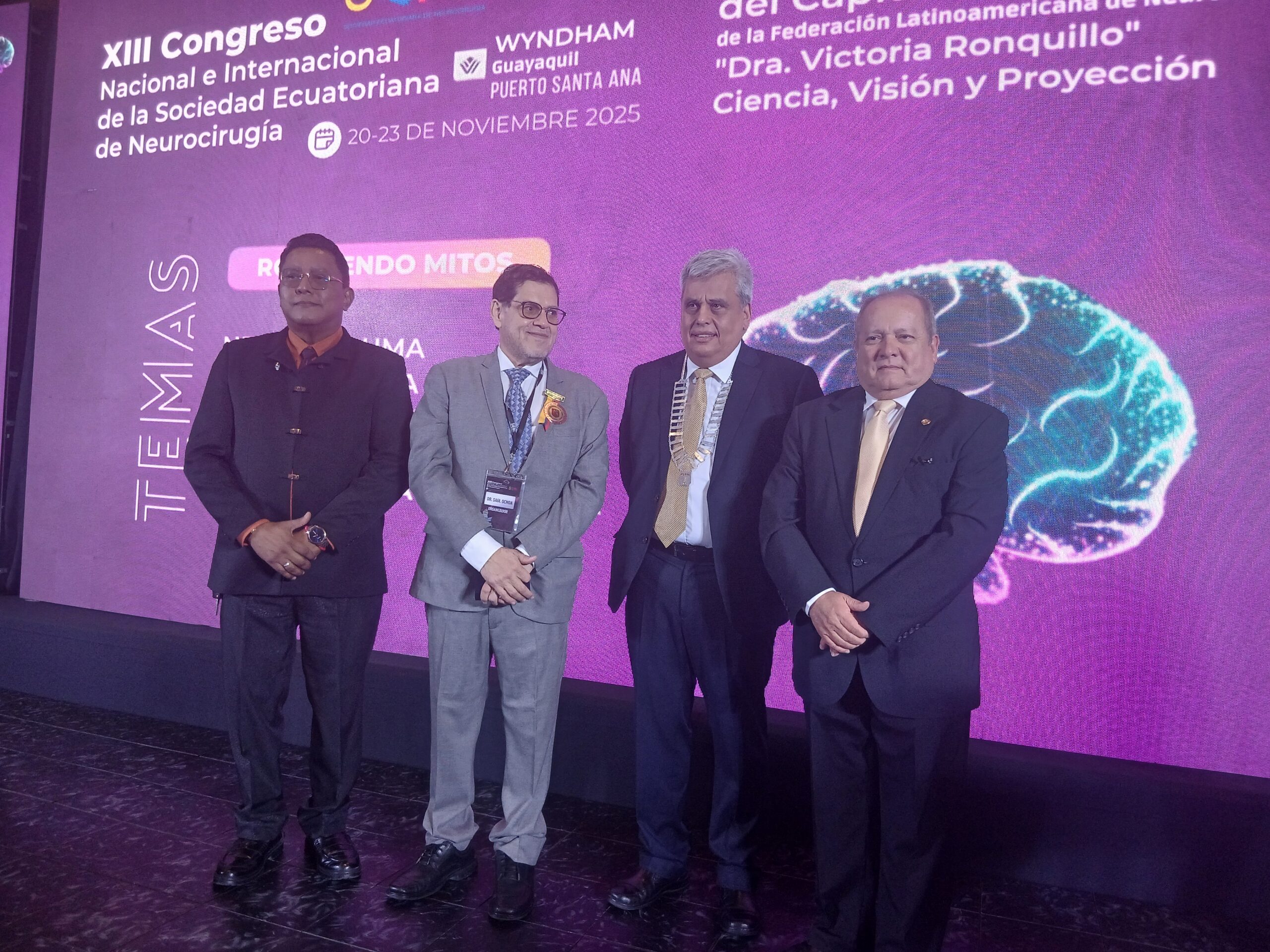Guayaquil acogerá el XIII Congreso de Neurocirugía en 2025