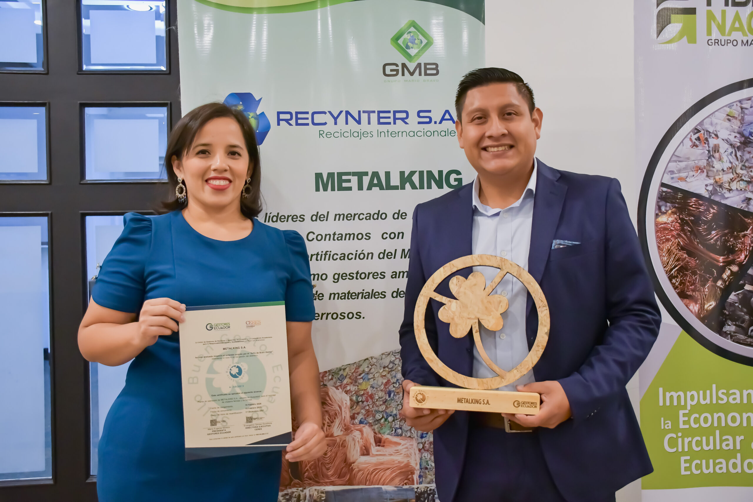 Metalking y Fibras Nacionales obtienen el Sello de Buen Gestor