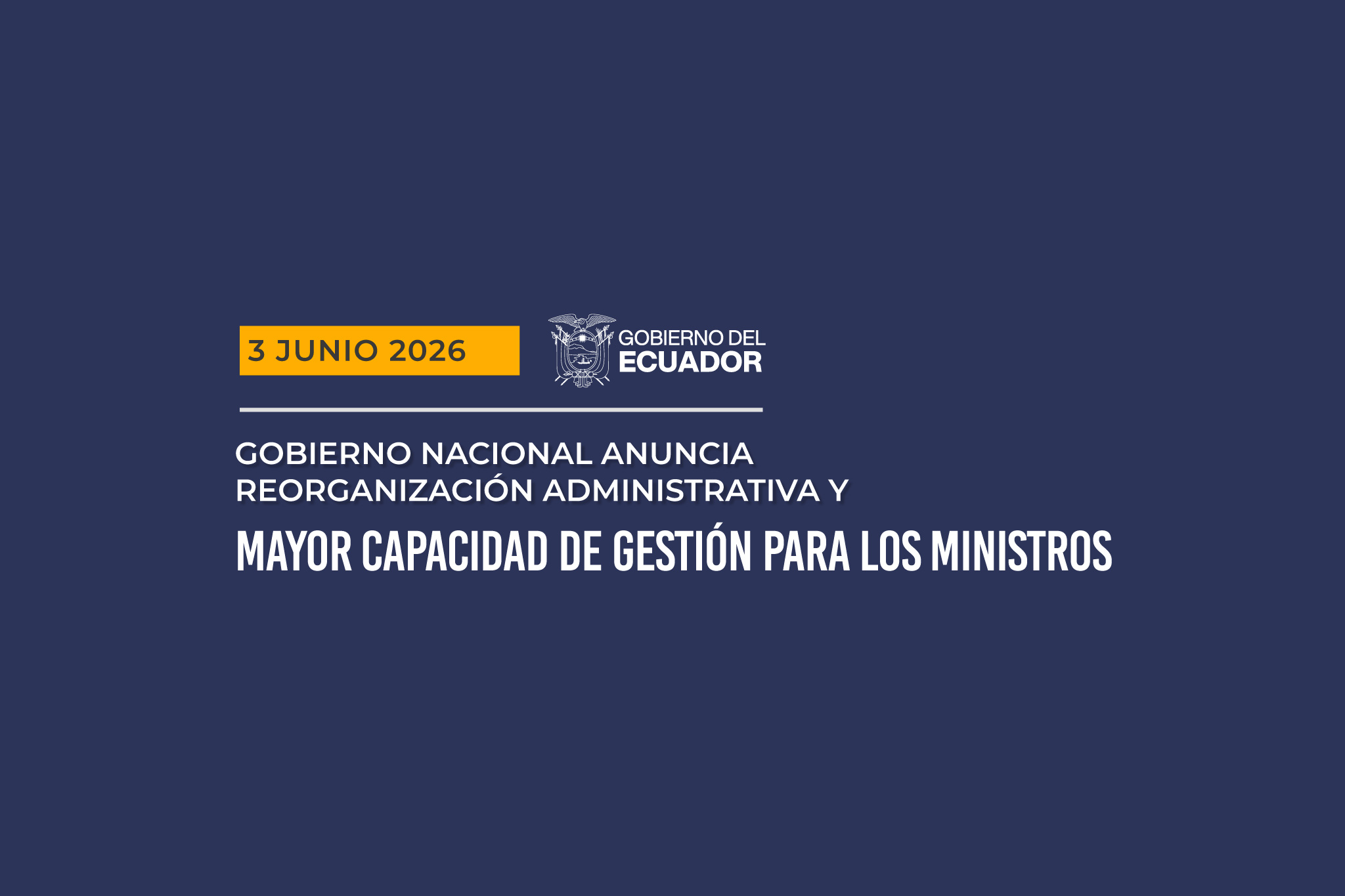 Gobierno Central redujo los ministerio de 14 a 10
