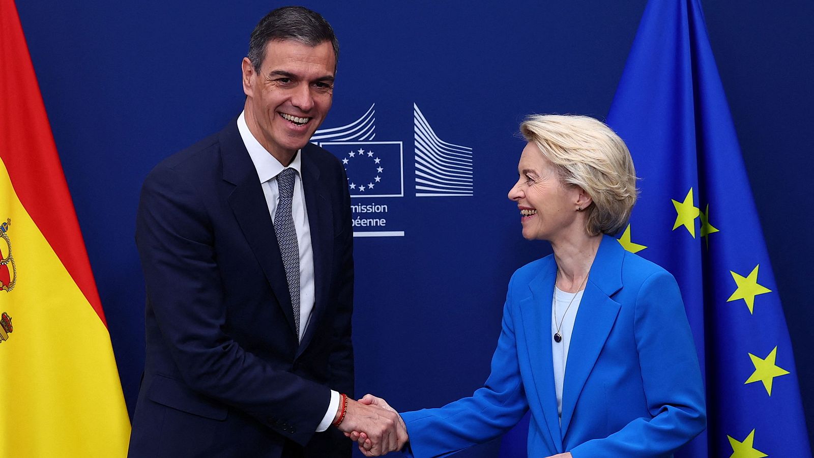 Sánchez se reúne con Von der Leyen en Bruselas y le pide «aumentar la presión» sobre Israel