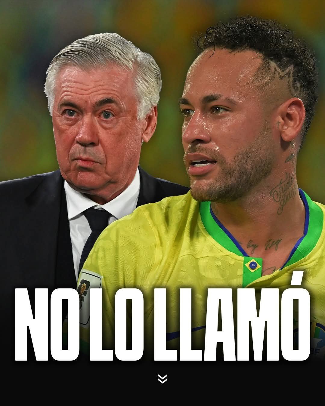 Sin Neymar, primera gran decisión de Ancelotti en la selección de Brasil