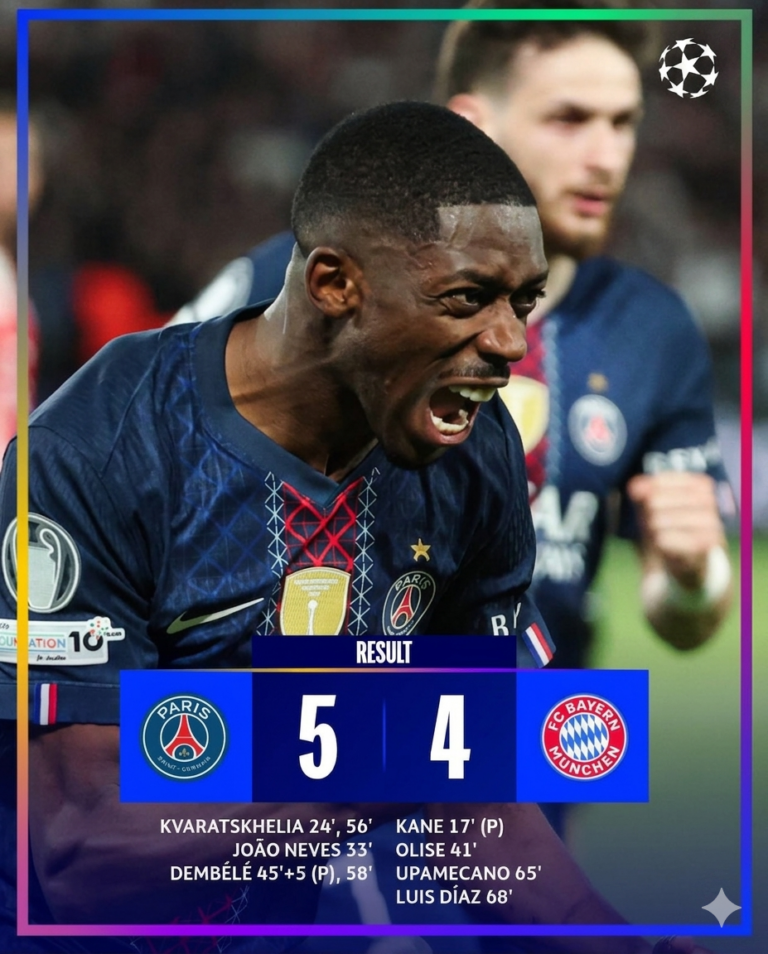 ¡Locura en París! El PSG tumba al Bayern en un duelo histórico de 9 ...