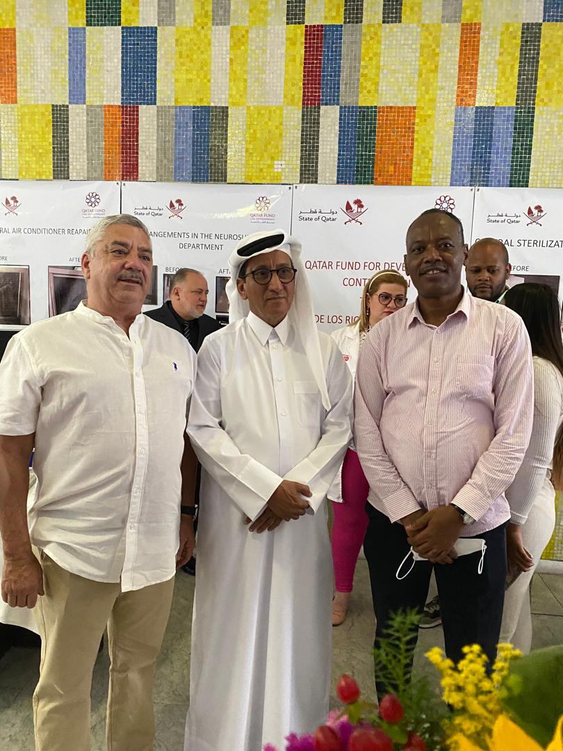 Qatar Fund for Development realizó una importante donación al Hospital Infantil JM De Los Ríos.