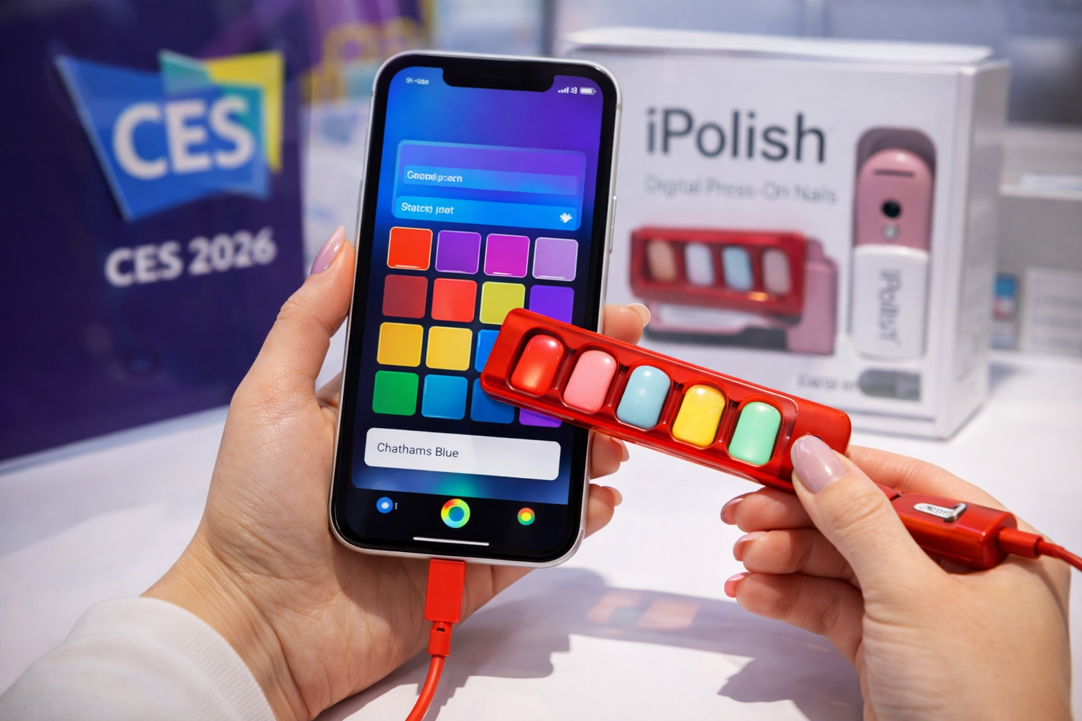 iPolish: cuando las uñas entran oficialmente en la era digital Por: Cecilia Alvarez