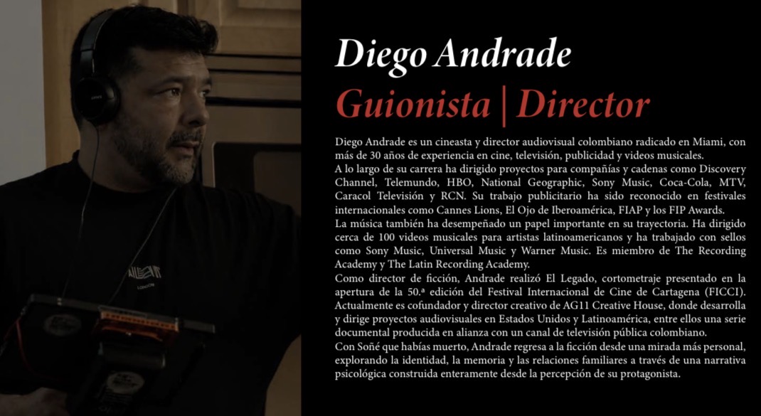 Un sueño inquietante y talento colombiano: la apuesta de Diego Andrade en Miami