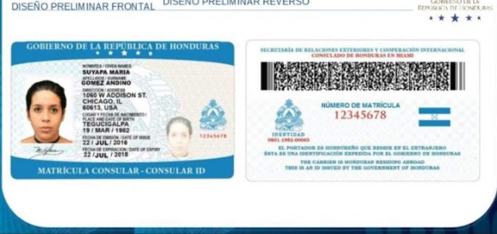 matricula consular para hondureños