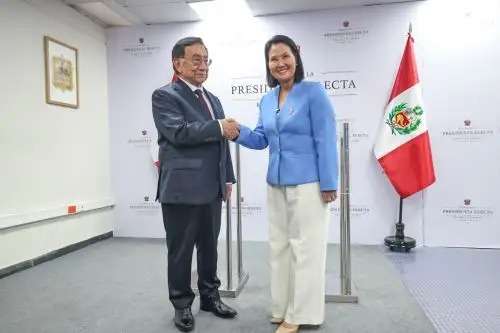 KEIKO FUJIMORI Y JOSÉ MARÍA BALCÁZAR SE REUNIERON POR PRIMERA VEZ