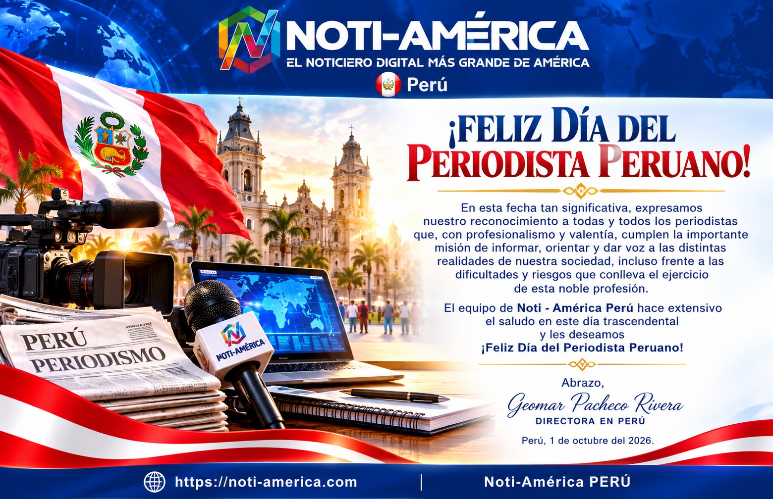 Feliz día del periodista