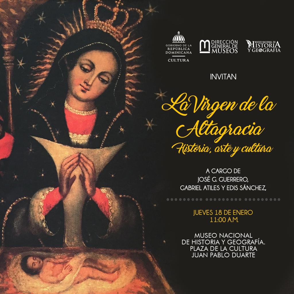 Invitaciòn Conferencia Virgen de la Altagracia MNHG 2024