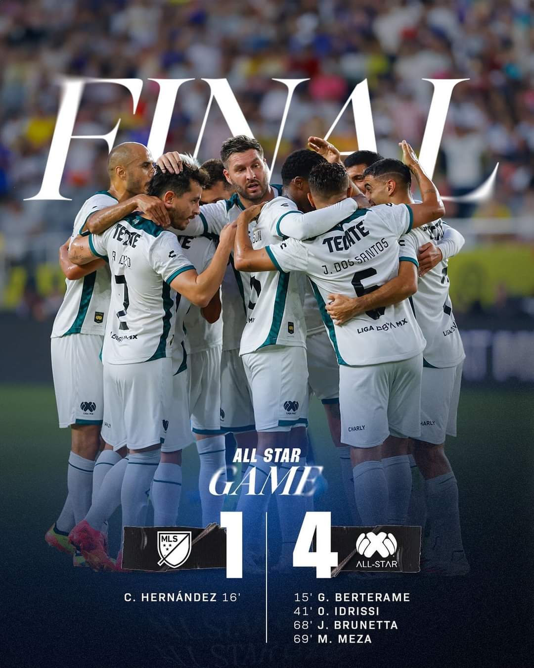 Las estrellas de la Liga MX golearon a las estrellas de la MLS - Noti ...