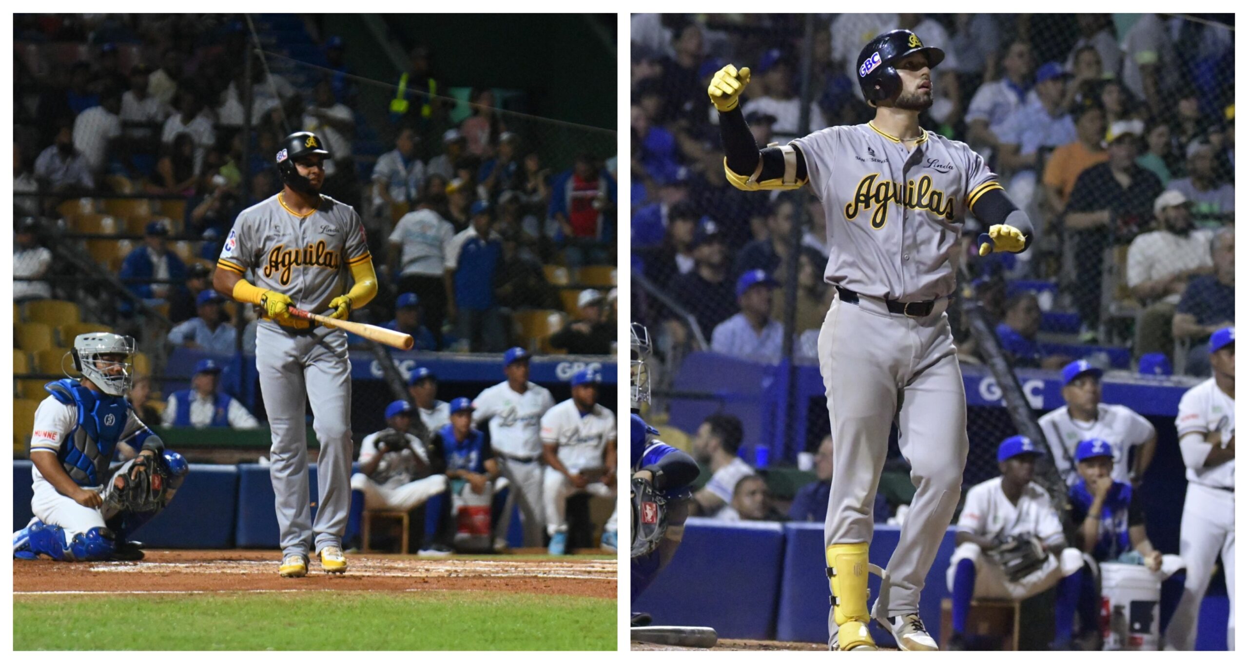 Mejía y Escarra dan jonrones en triunfo de las Águilas sobre Licey