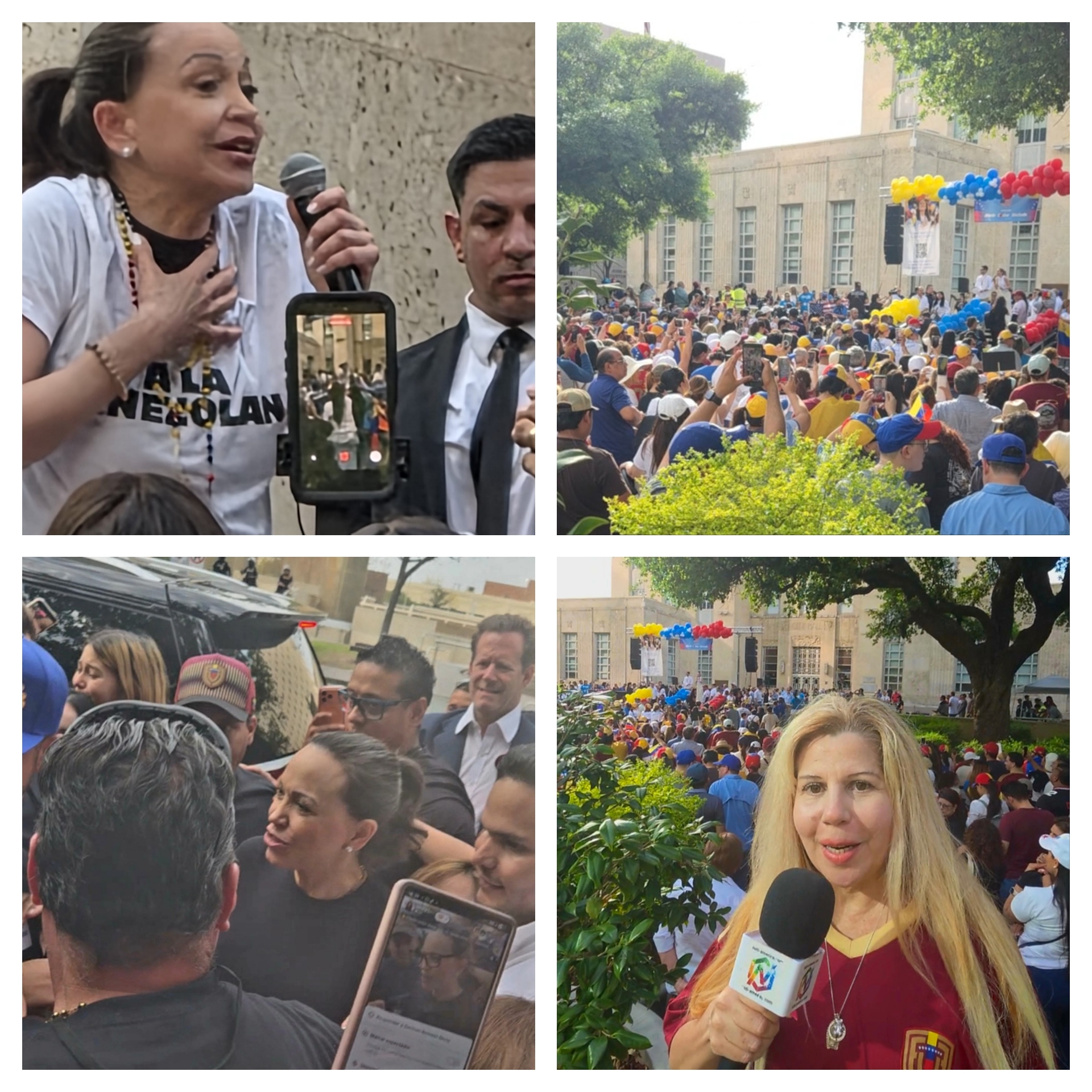 En Houston, Texas  Para mezclar el crisol de la sangre que se reencuentra, MCM motivó a los venezolanos en el mundo a regresar a su país.