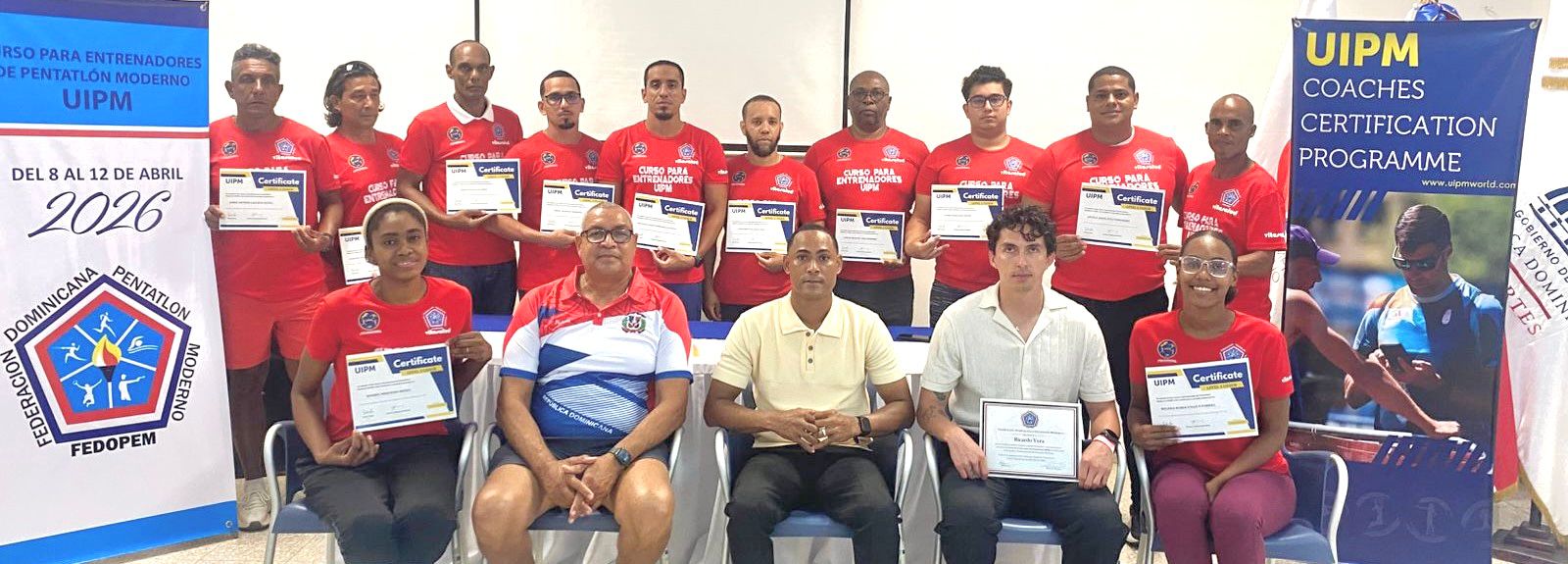 FEDOPEM concluye curso de entrenadores Nivel I UIPM 2026