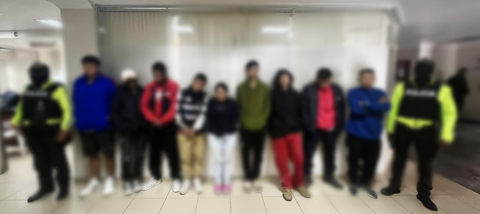 Policia dee Ecuador afecta estructura criminal “Los Lobos”, nueve intregrantes aprehendidos