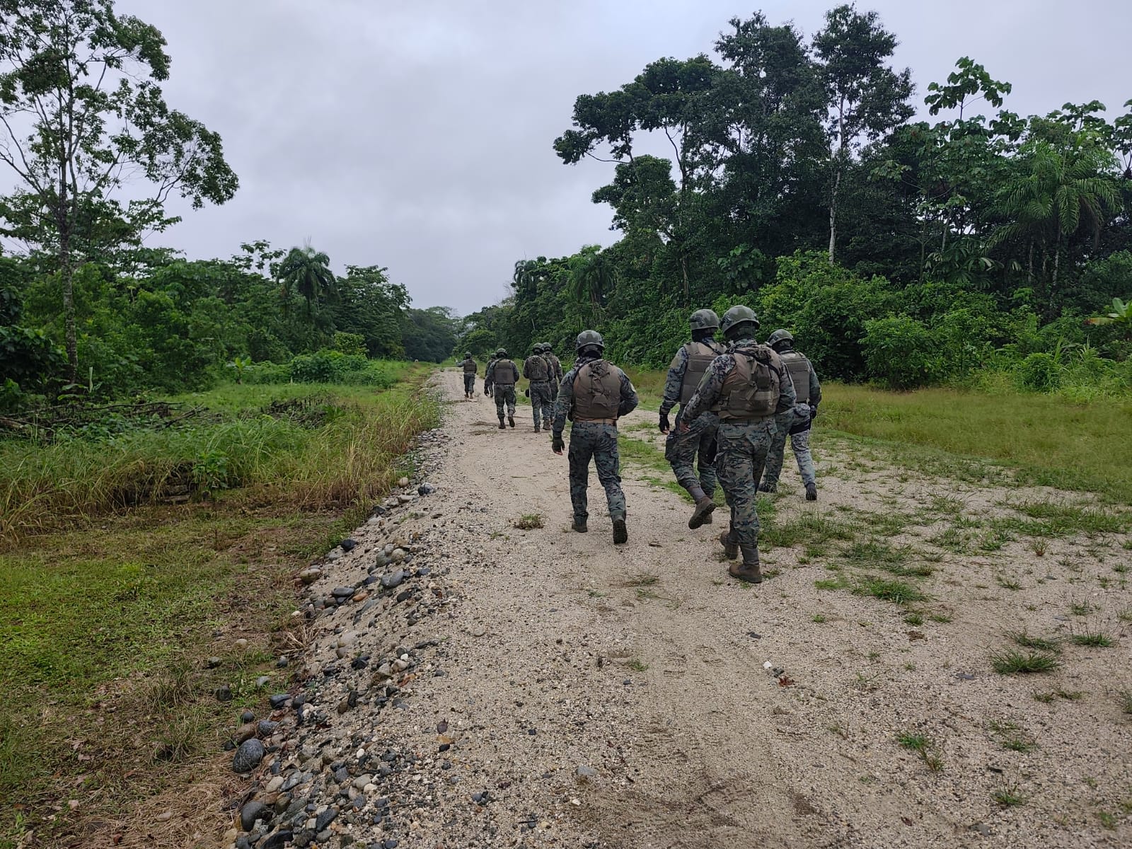 Fuerza Aérea Ecuatoriana destruye pista clandestina