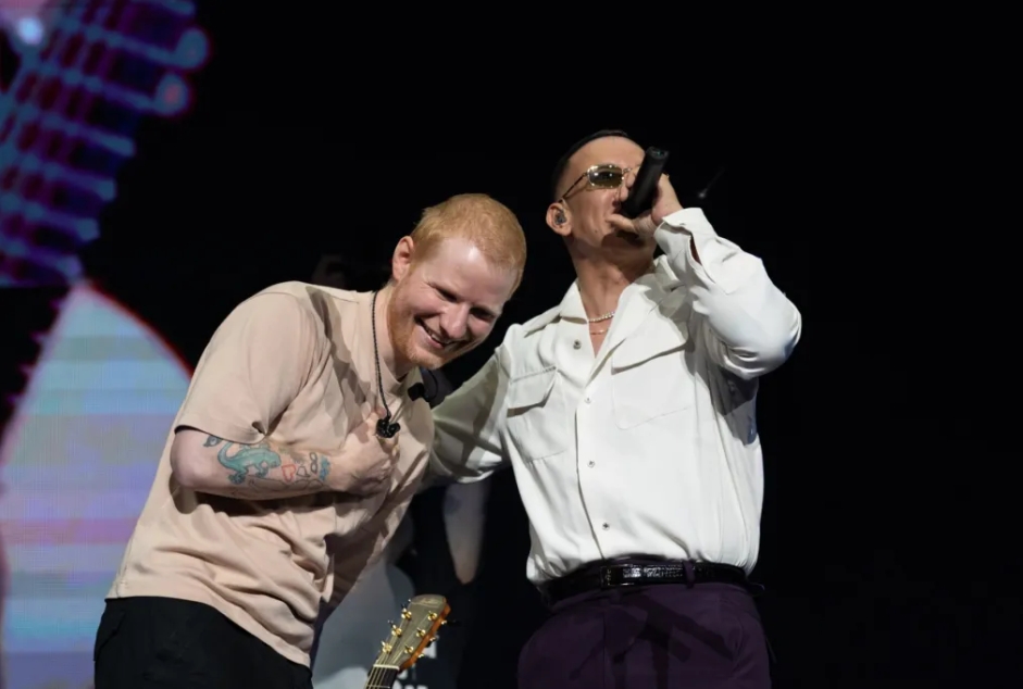 Ed Sheeran sorprendió a todo Puerto Rico con Daddy Yankee como su invitado especial en su concierto en el Coliseo