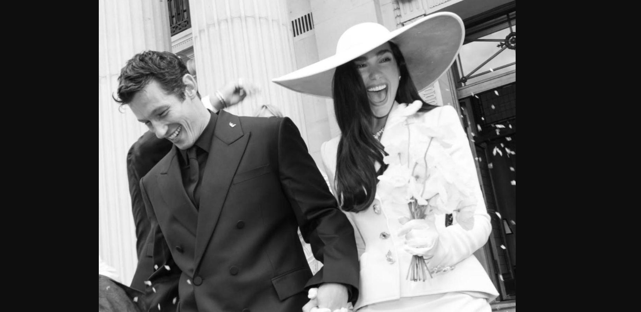 Dua Lipa y Callum Turner celebraron su segunda boda en Sicilia con una fiesta de lujo y serenata de Elton John