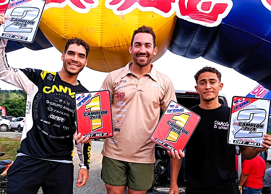 Franklin Nogueras se corona campeón en el Campeonato Nacional de Motocross 2024