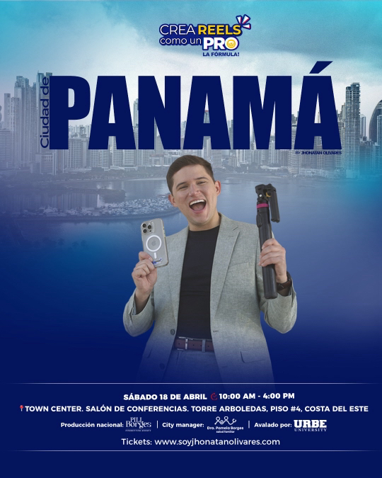 Panamá se prepara para recibir «La Fórmula» de Jhonatan Olivares este 18 de abril. 