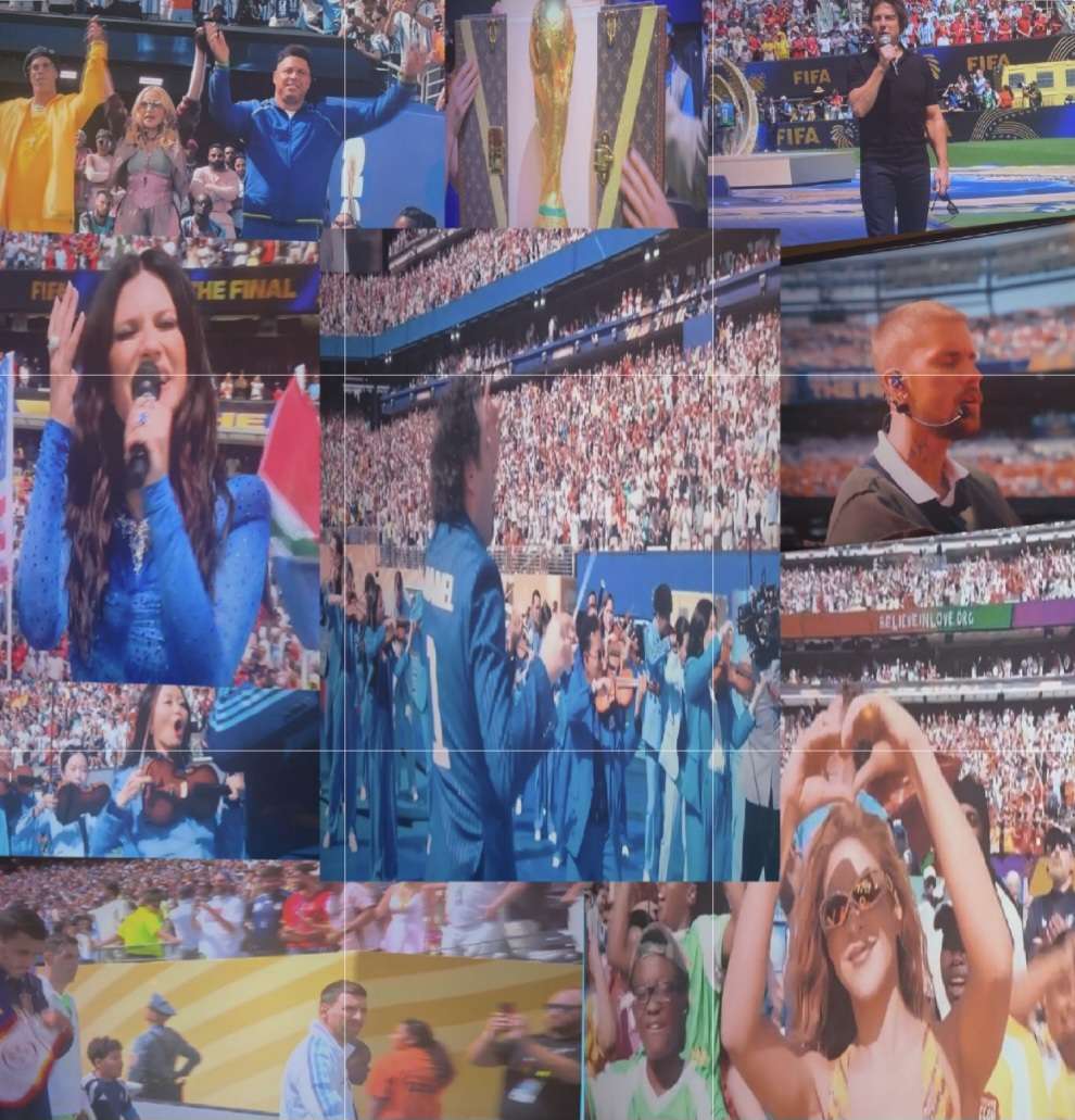 Con actuación de Dudamel, Shakira, Madonna, Justin Beaber y otros…  Grandioso fue el primer espectáculo de  medio tiempo  en un Mundial.