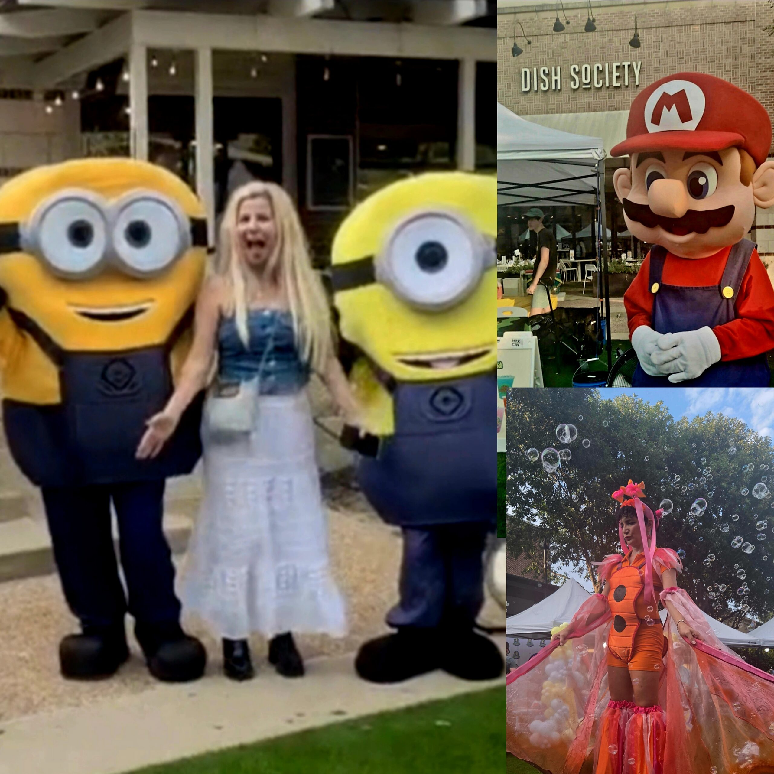 En Katy Tx, con Minions, Mario bro y princesas, se vivió  FIESTA DE REGRESO A CLASES