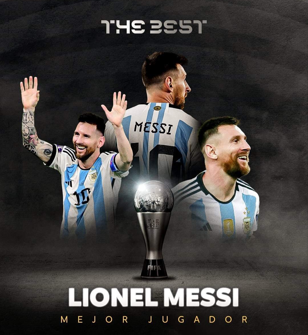 ¡NI ÉL SE LA CREE! Lionel Messi ganó el premio ‘The Best’ 2023
