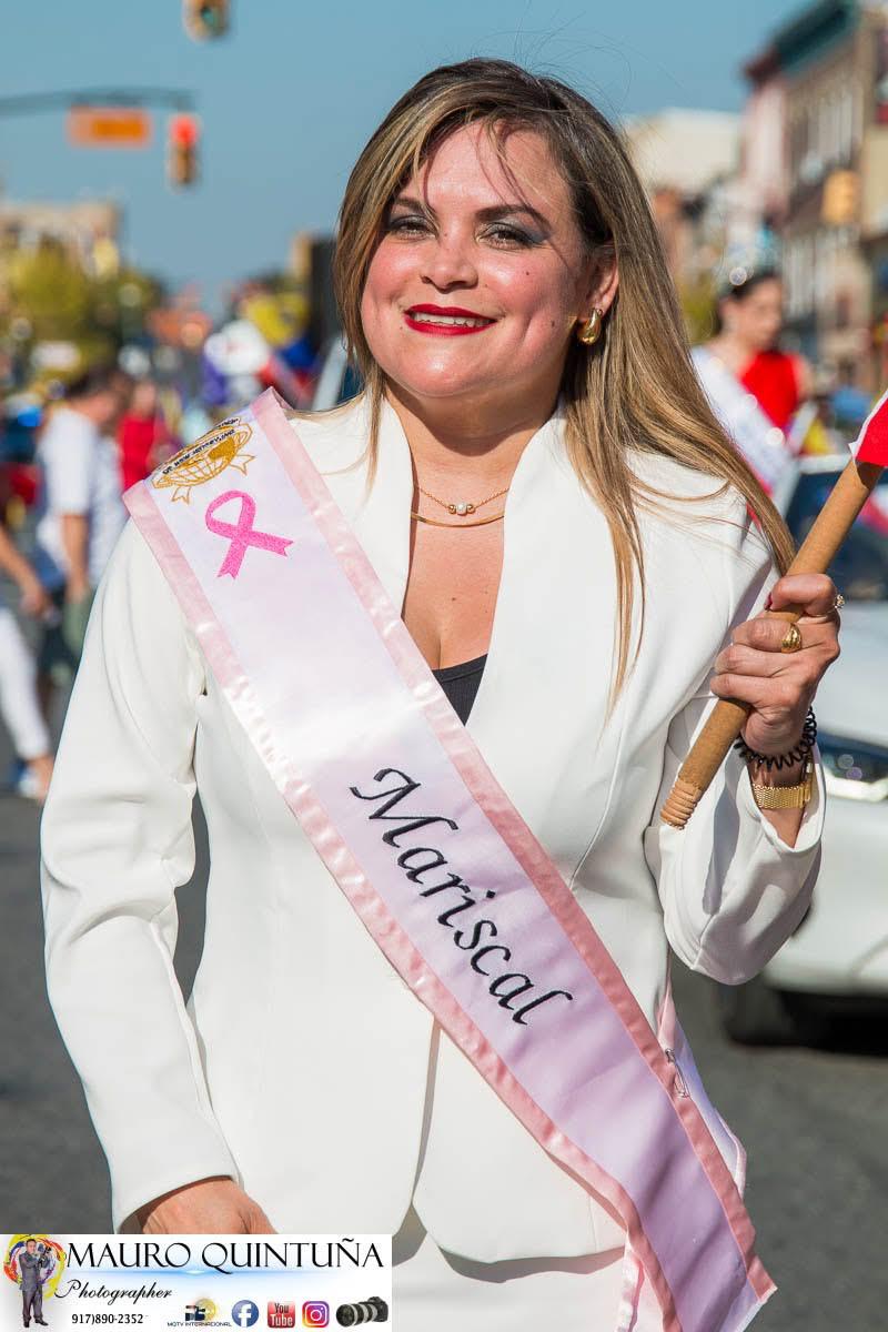 Nufergi Berbesi brilla como Mariscal en los desfiles de la Herencia Hispana en Nueva York y Nueva Jersey