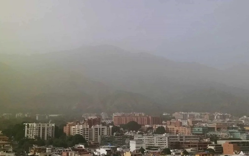 Inameh advierte sobre presencia de polvo del Sahara desde este lunes hasta principios de junio