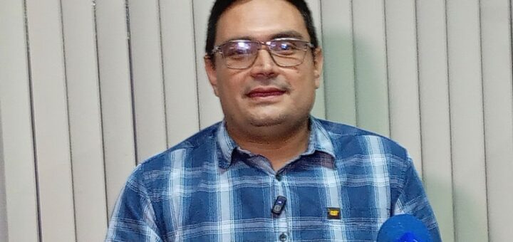 El presidente de la Sociedad de Ingenieros Agrónomos, Saúl Elías López, hace un llamado al INAC para que autorice el uso de drones en el sector agrario (Cortesía).