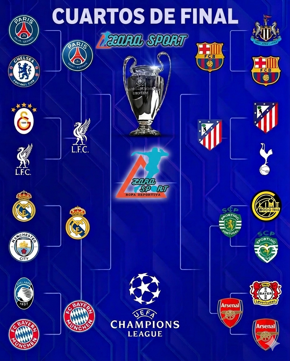 ¡Se definen los semifinalistas de la UEFA Champions League 2025-26! 🏆